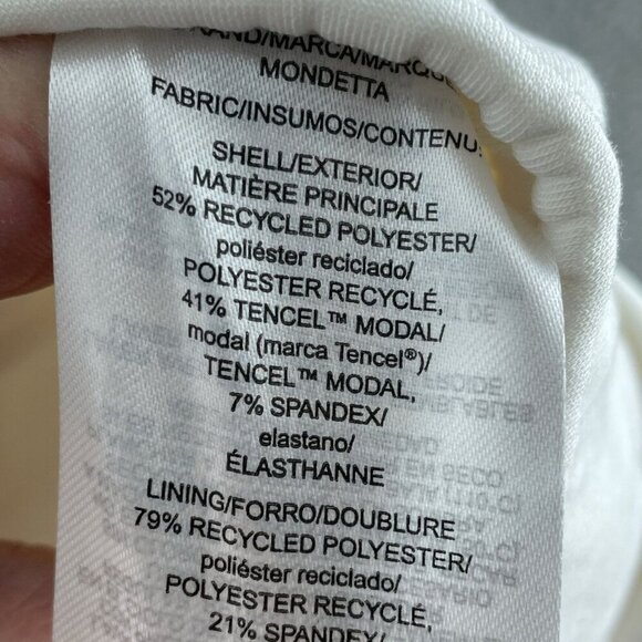 Mondetta High Rise Walking Skort L White Recycled Polyester & TENCEL™ NWT 1971 - Picture 4 of 12